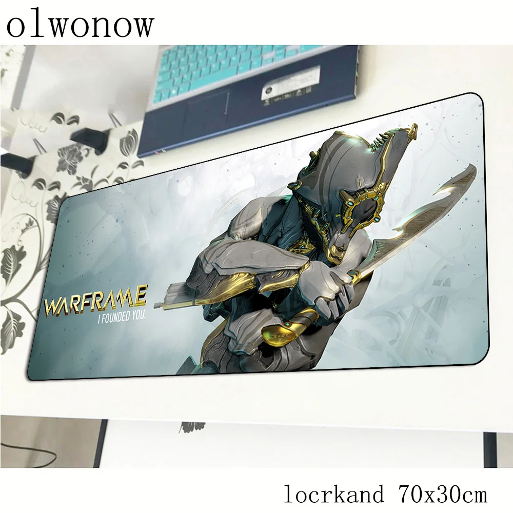 Warframe коврик для мыши геймер эстетичность 700x300x3 мм игровой мультфильм ноутбук