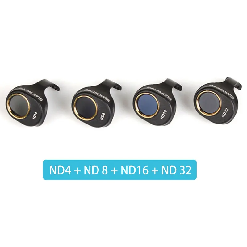 ND4 ND8 ND16 ND32 Sunnylife Spark Gimbal фильтр объектива камеры Combo ND4 ND8 ND16 ND32 MCUV CPL Для HD прозрачный фильтр объектива для DJI Spark Drone - Цвет: ND4 ND8 ND16 ND32