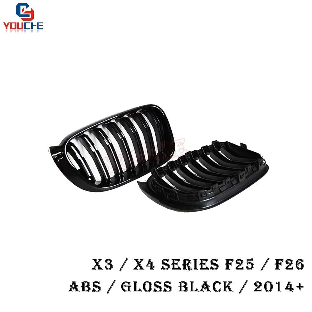 F25 F26 черный глянец решетка передний бампер для BMW X3F25 X4F26 2014-2017 5-дверный