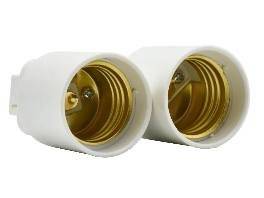 

G24 to E27 Lamp Holder Converters E27 Screw Bulb Bases Halogen CFL LED Light Socket E27 to G24 Lamp Adapter Converter 12PCS
