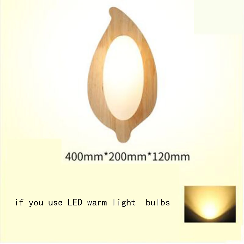 Прикроватная лампа в скандинавском стиле для комнаты современный деревянный