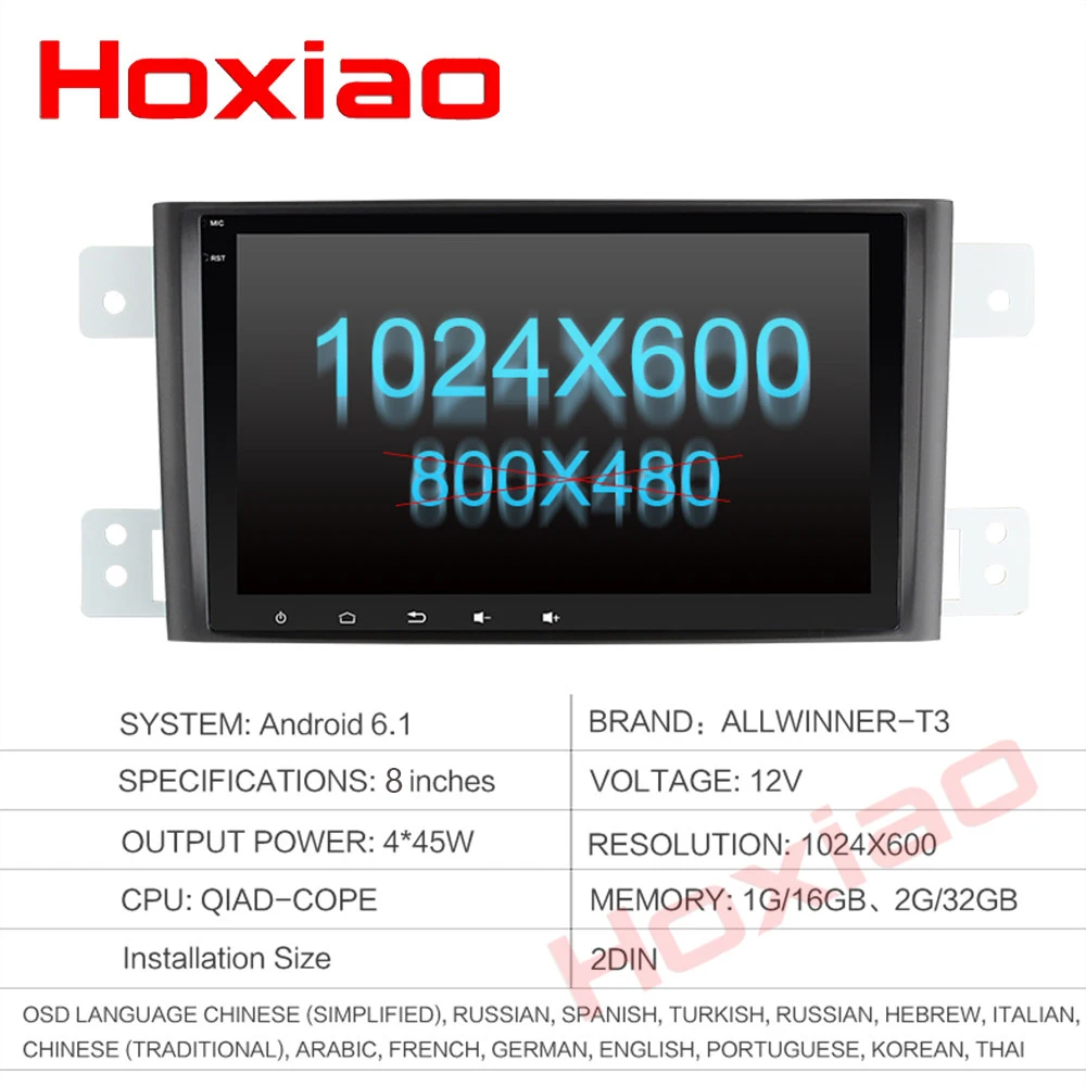 2 din Автомобильный Android для Suzuki Grand Vitara 2005 2013 GPS мультимедийный плеер карта