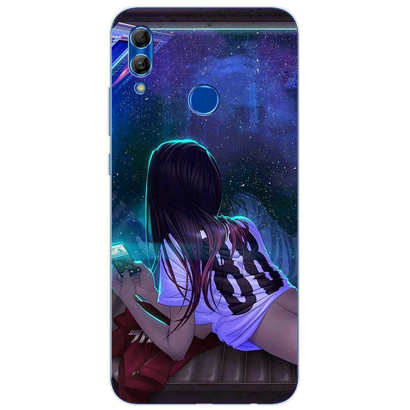 Soft Silicone Case for Huawei honor 10 lite P 30 Lite Cover Fundas Coque For PSmart 2019 Phone Back Bumper Capa |