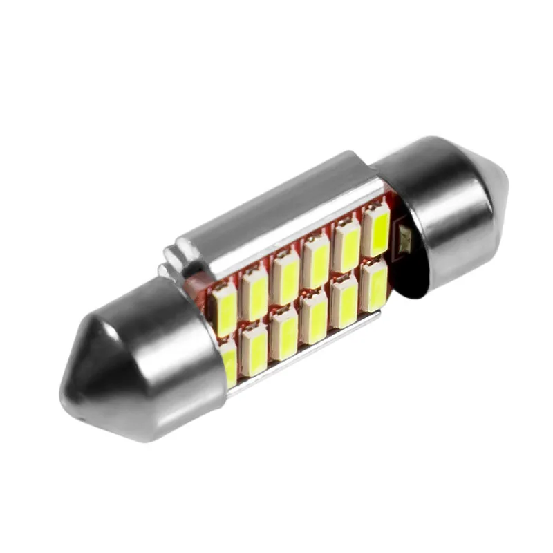 Новинка 31 мм C3W C5W DE3021 3175 супер яркая 12 SMD 4014 светодиодная CAN шина без ошибок