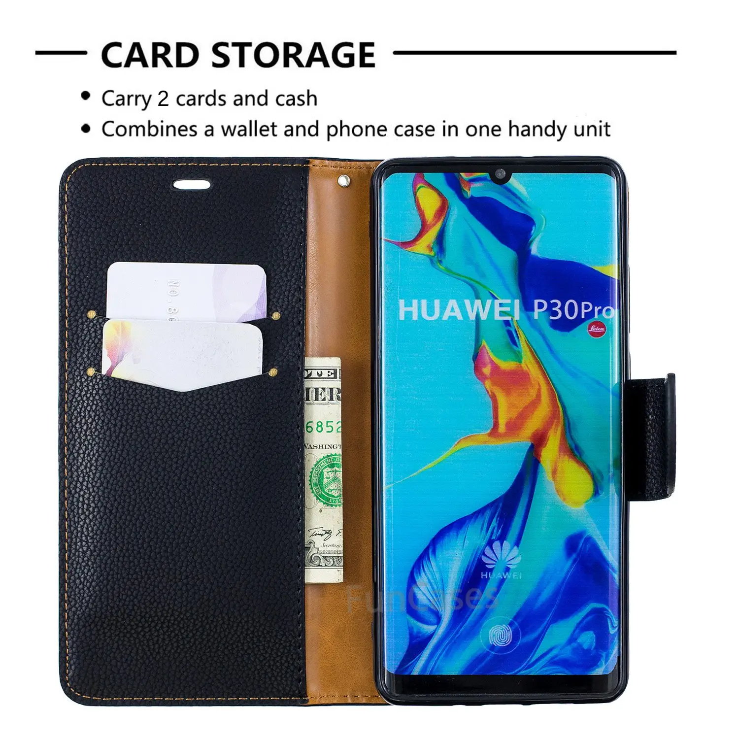 Для huawei P30 Pro кожаный чехол Coque Примечание крышка для P 30 Профессиональный откидной