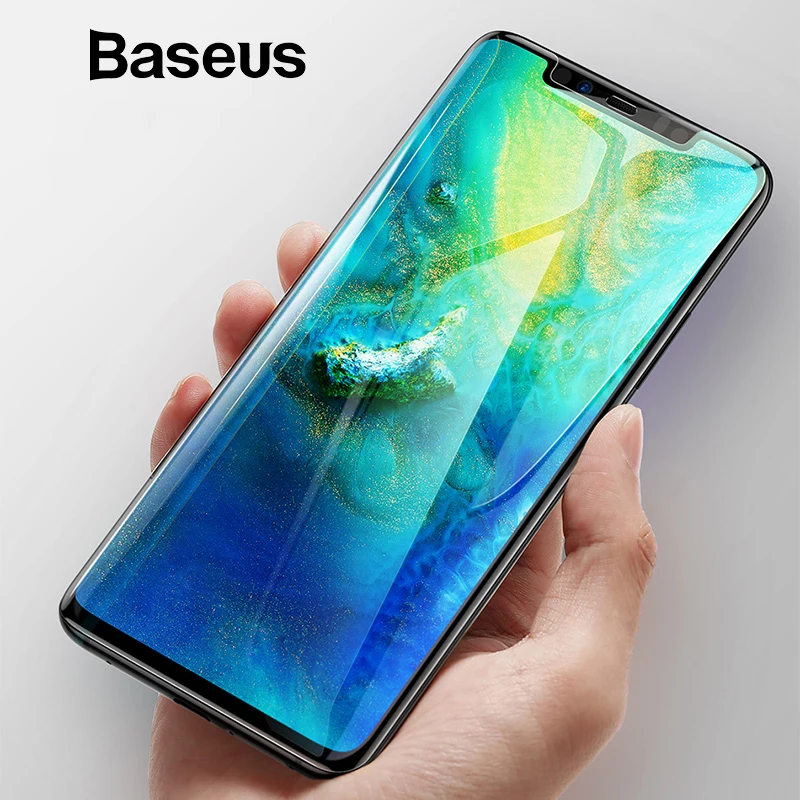 Защитное стекло Baseus закаленное 3d с полным покрытием для Huawei Mate 20 Pro|Защитные