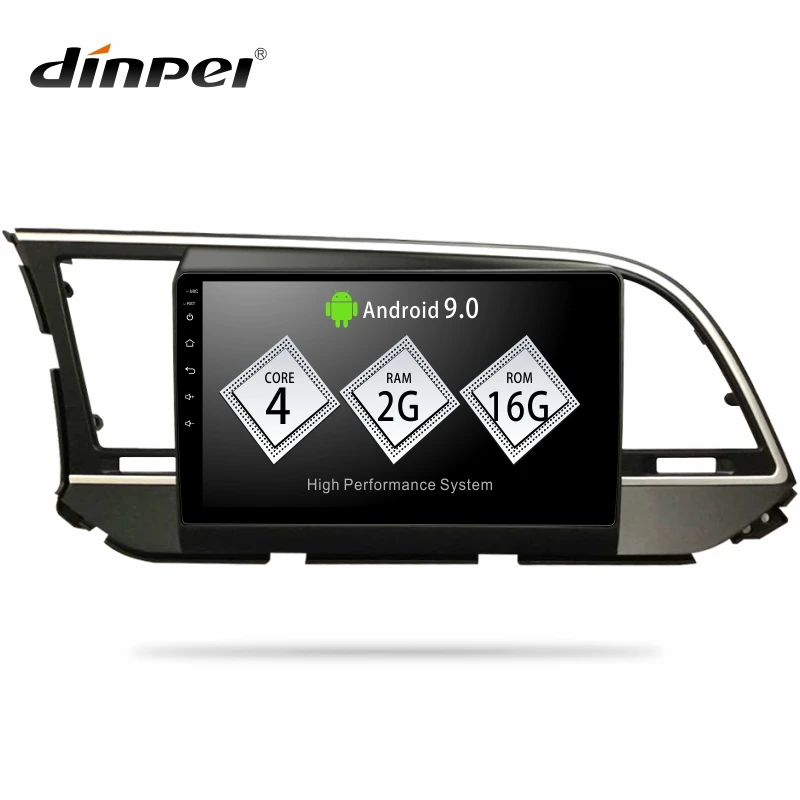 Dinpei Android 9 0 автомобильный Радио Мультимедиа Видео плеер навигация gps для hyundai Elantra 6
