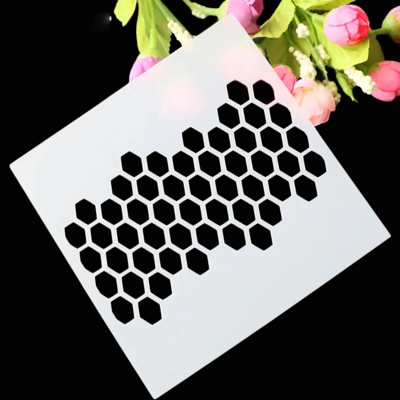 6 шт./лот выпечки декора молоко Кофе торт кекс печенье трафарет шаблон формы