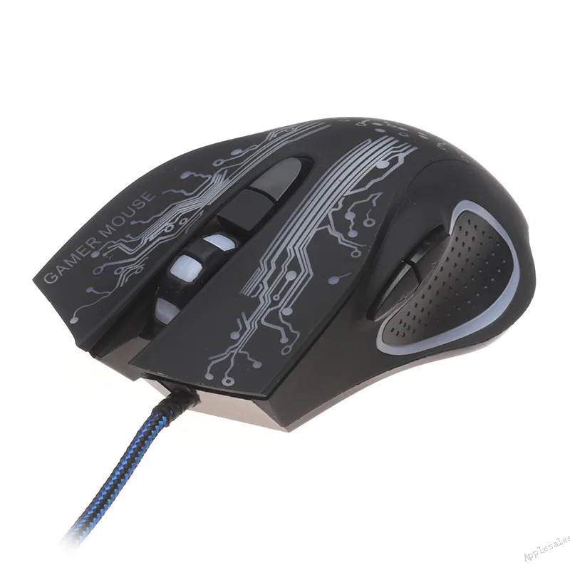 Ahmmio Promotion LED Optical Wired Gaming Game Mouse Pro Gamer Computer Mice For PC High Quality laptop | Компьютеры и офис