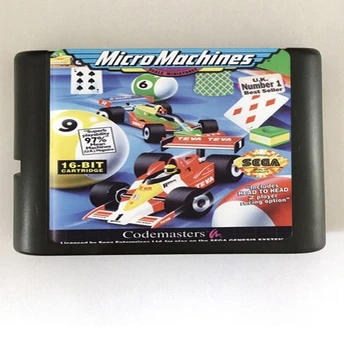 Micro Machines 16 битный MD игровой Картридж для консоли MegaDrive Genesis|machine machine|game cartridge bitsmachine
