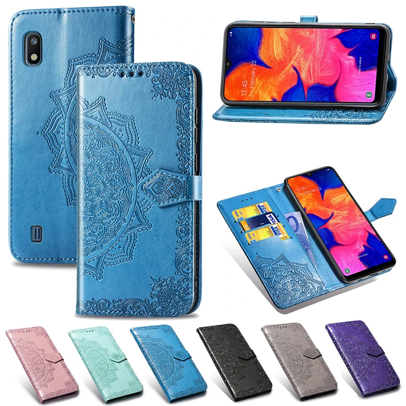 Оригинальный чехол для samsung Galaxy M10 M20 A10 A30 A40 A50 кошелек из искусственной кожи