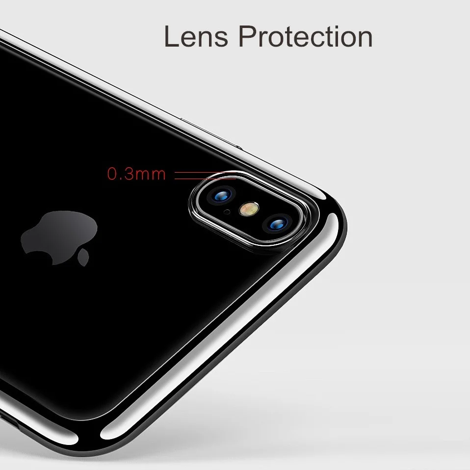 Прозрачный чехол для телефона iPhone 11 XR силиконовый прозрачный Футляр Pro X XS Max 8 7 6 6s