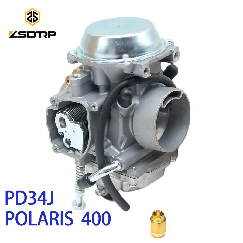 PD34J ZSDTRP PD34J 34 мм вакуумный карбюратор Чехол Для POLARIS 400 1995-2010 Универсальный другой 400cc до 600cc гоночный мотор UTV ATV - Цвет: PD34J