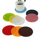 Цветной силиконовый коврик в виде снежинок для украшения стола, чайные горки, теплоизоляционный коврик для чашки