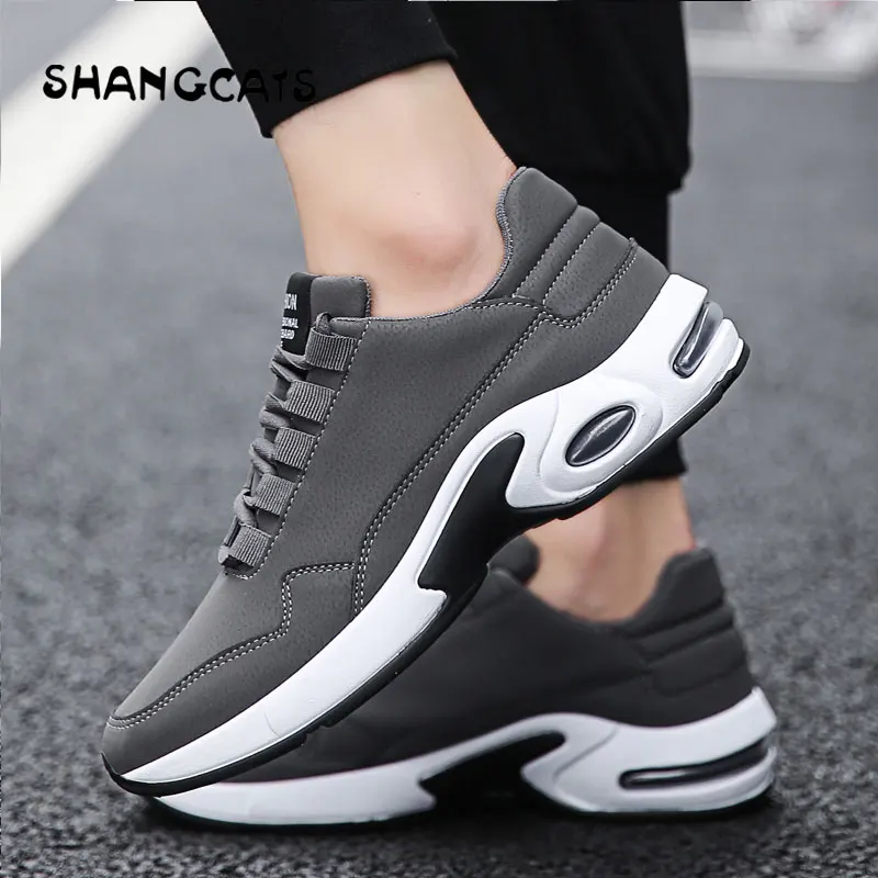 Мужская Вулканизированная обувь зимние кроссовки повседневные коричневые