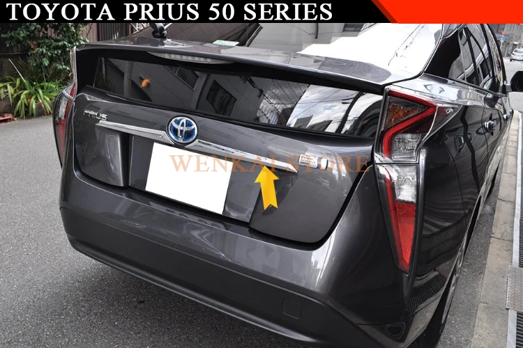 Для Toyota Prius ABS хром авто крышка багажника задняя крышка багажника Накладка протектор 2 шт