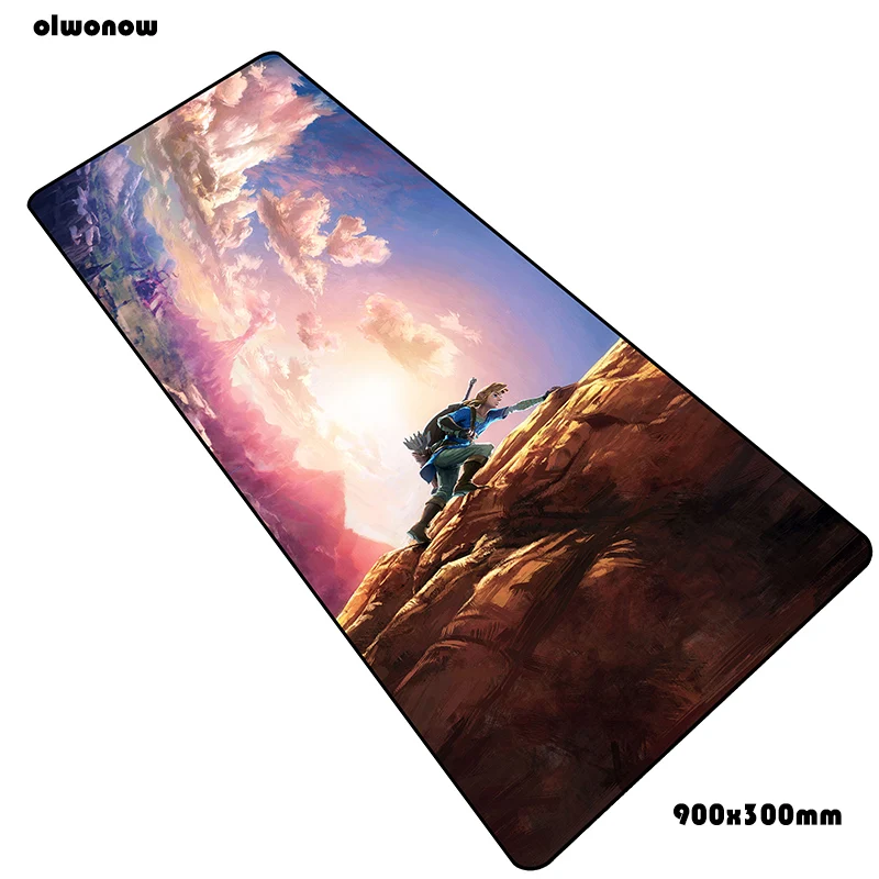 Zelda коврики 900x300x3 мм большой игровой коврик для мыши большая клавиатура Коврик для мыши подарок на Хэллоуин ноутбук аксессуары для геймеров коврик для мыши - Цвет: Size 900x300x3mm