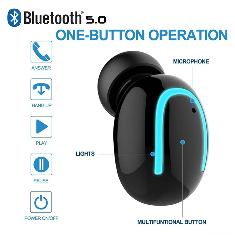 Q13S TWS Bluetooth 5.0 Headset Mini Twins Wireless Stereo Earphone In-Ear Earbud headphone with Mic for Smartphone pk i10 tws |