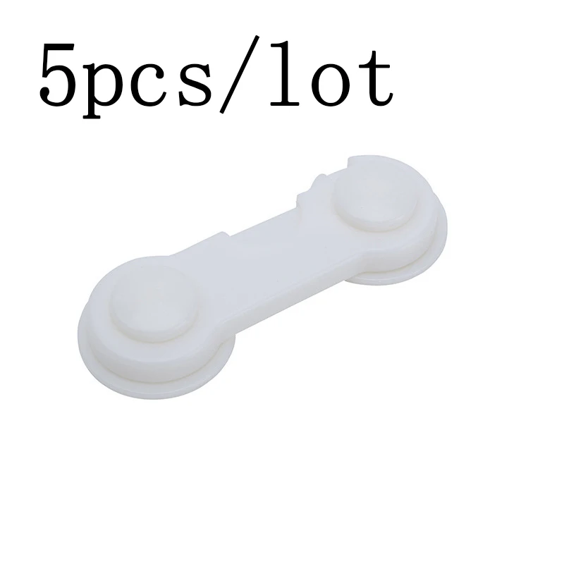 5pcs white 2 шт/10 шт/5 шт./лот защита для детей замок безопасности для детей Детская дверь Пластиковые Ящики Шкаф Холодильник Окно шкаф - Цвет: 5pcs white