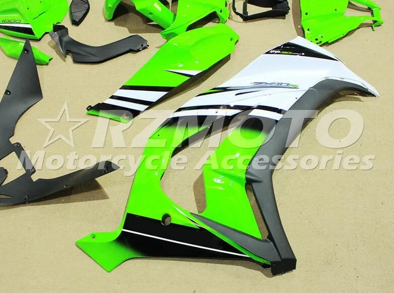 Новый комплект обтекателей из АБС пластика подходит для kawasaki Ninja ZX 10R ZX10R 2011 2012 2013