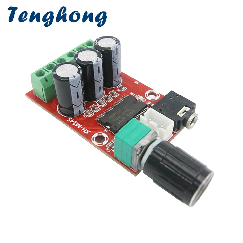 Цифровая плата усилителя звука Tenghong YDA138 E Stereo двухканальный усилитель 12 Вт * 2