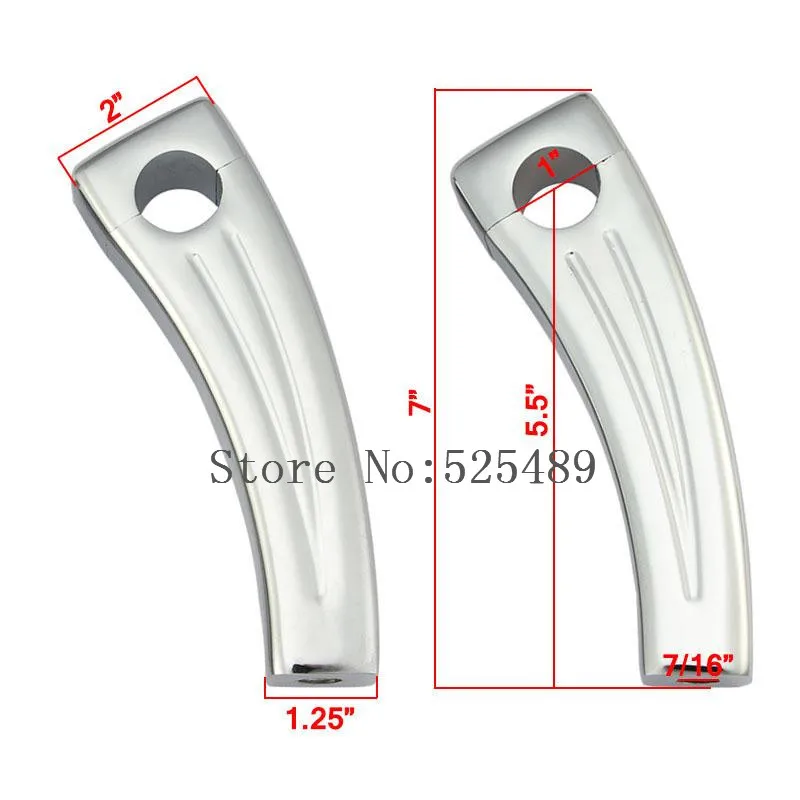 2x Motorcycle Handlebar Risers CNC Chrome 1&quot 25mm For Honda Suzuki Yamaha Kawasaki Vulcan 900 Harley Davidson Cruisers Sportster |