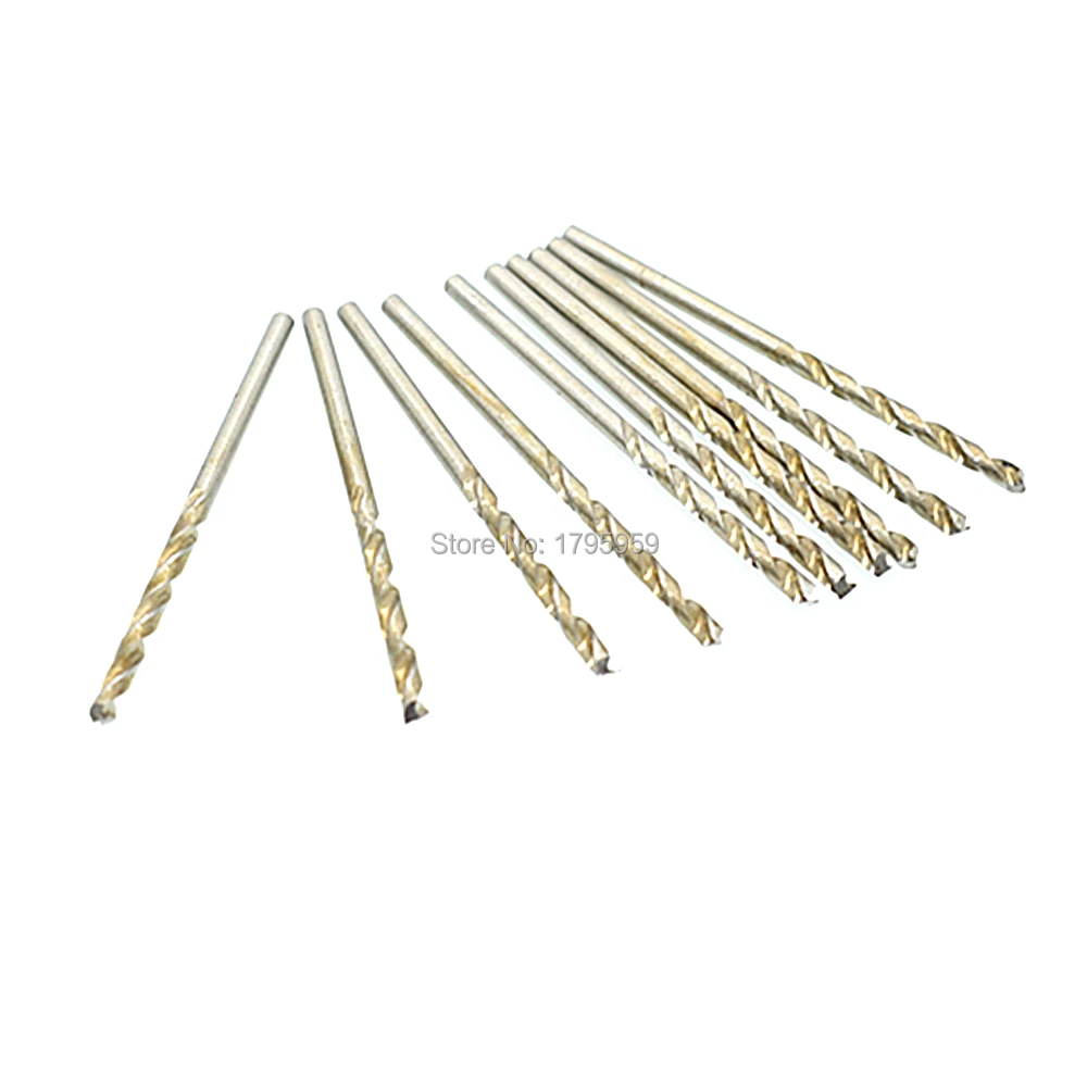 10pcs 2.3mm Mini Twist Spiral Drill Bits Set Micro High Speed Steel Straight Shank PCB Drills Bit For Electrical Tool | Инструменты