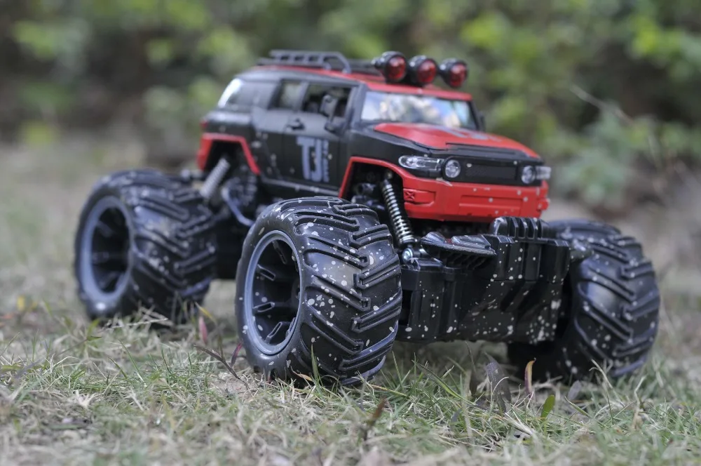 GizmoVine RC автомобилей 2,4 ГГц 1/16 RC байк 2 колеса Рок Гусеничный ралли Bigfoot автомобилей Off- внедорожник дистанционного управления автомобилем