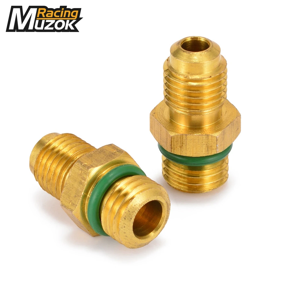 1 пара R1234yf быстроразъемные адаптеры регулируемые 1/4 &quotмужской порт фитинги для