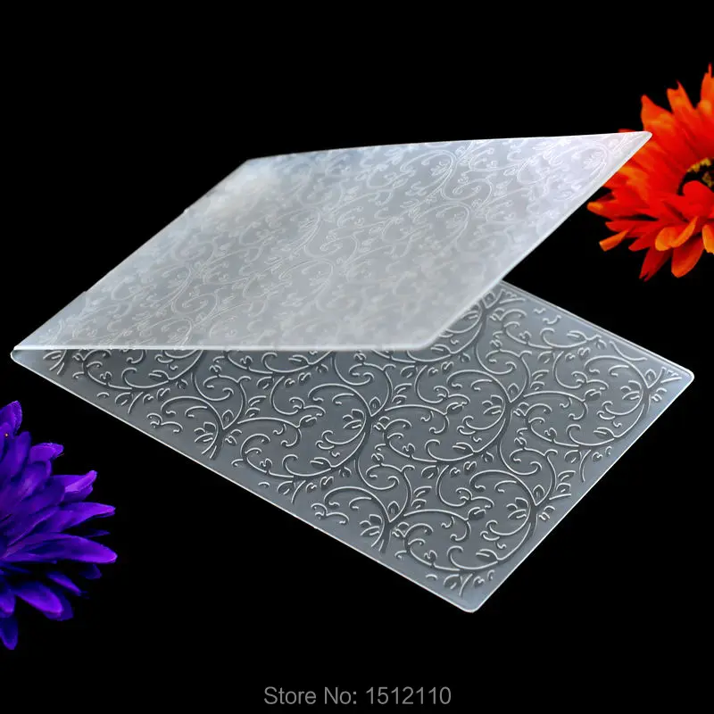 Листья Пластиковые тиснение папка для скрапбукинга DIY альбом карты инструмент