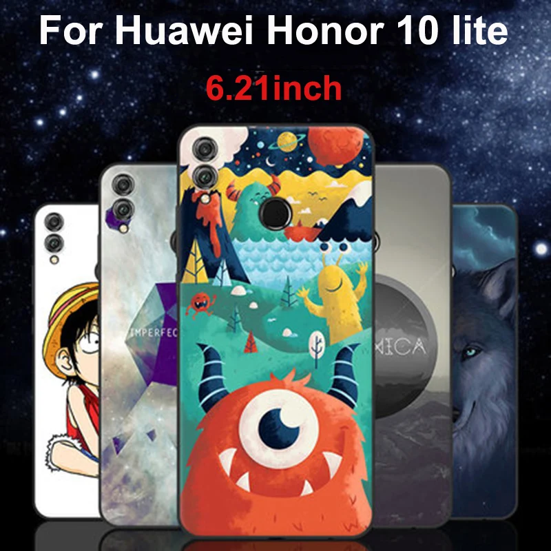 Чехол для Huawei Honor 10 lite милый мультяшный мягкий чехол телефона защитный |