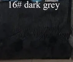 dark gray 16 Женская меховая шаль для зимней шерсти плотное теплое пальто и накидки с помпоном из кроличьего меха женские кашемировые шарфы pashnima - Цвет: dark gray 16