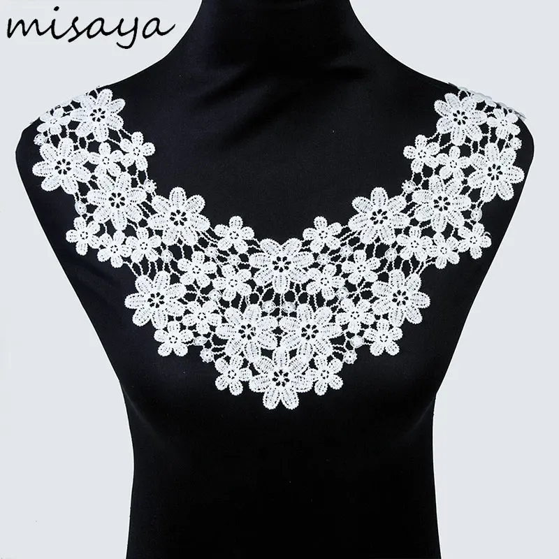 Misaya 1 шт. небольшие цветы вышивка венецианские шипы цветок кружевное декольте