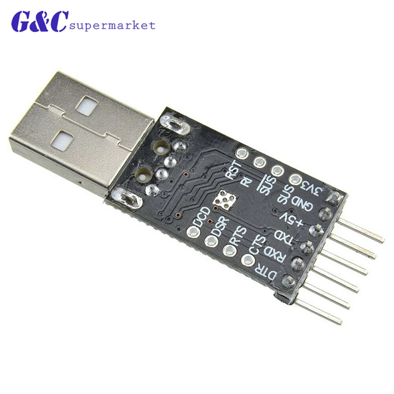1 шт. красный или черный модуль USB 2 0 в TTL UART CP2102 последовательный преобразователь