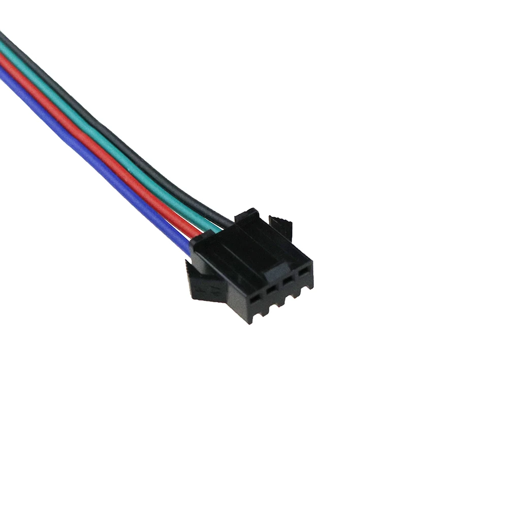 50 комплектов 4 контактный разъем JST Штекерный гнездовой кабель для SMD 5050/3528 RGB