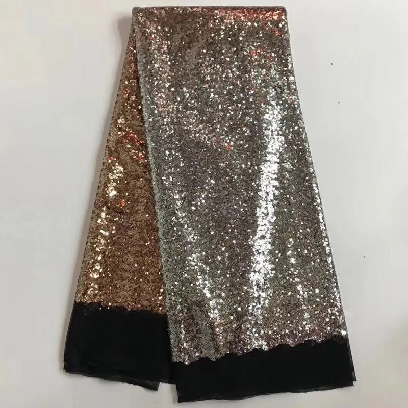 Gorgeous Luxurious Newest embroidered Mesh Tulle fabric 2018 With sequins Factory price Nigerian lace fabrics High quality | Дом и сад