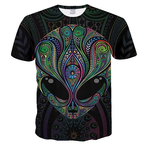 YH02381 Masked, новинка, 3D футболка для женщин и мужчин, футболка с принтом черепа, Пекинская опера, летние топы, повседневные футболки, короткий рукав, уличная одежда, Хэллоуин - Цвет: YH02381
