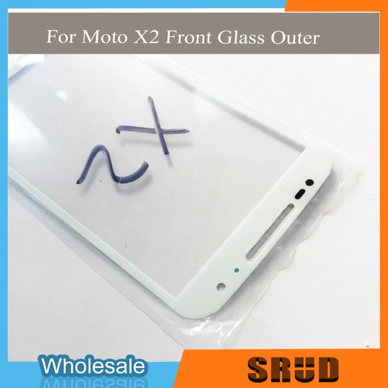 

10pcs Perfect LCD Outer Front Glass Lens For Motorola X+1 2nd Gen X2 X3 XT1092 1093 1094 Broken Screen Reparing Replacement