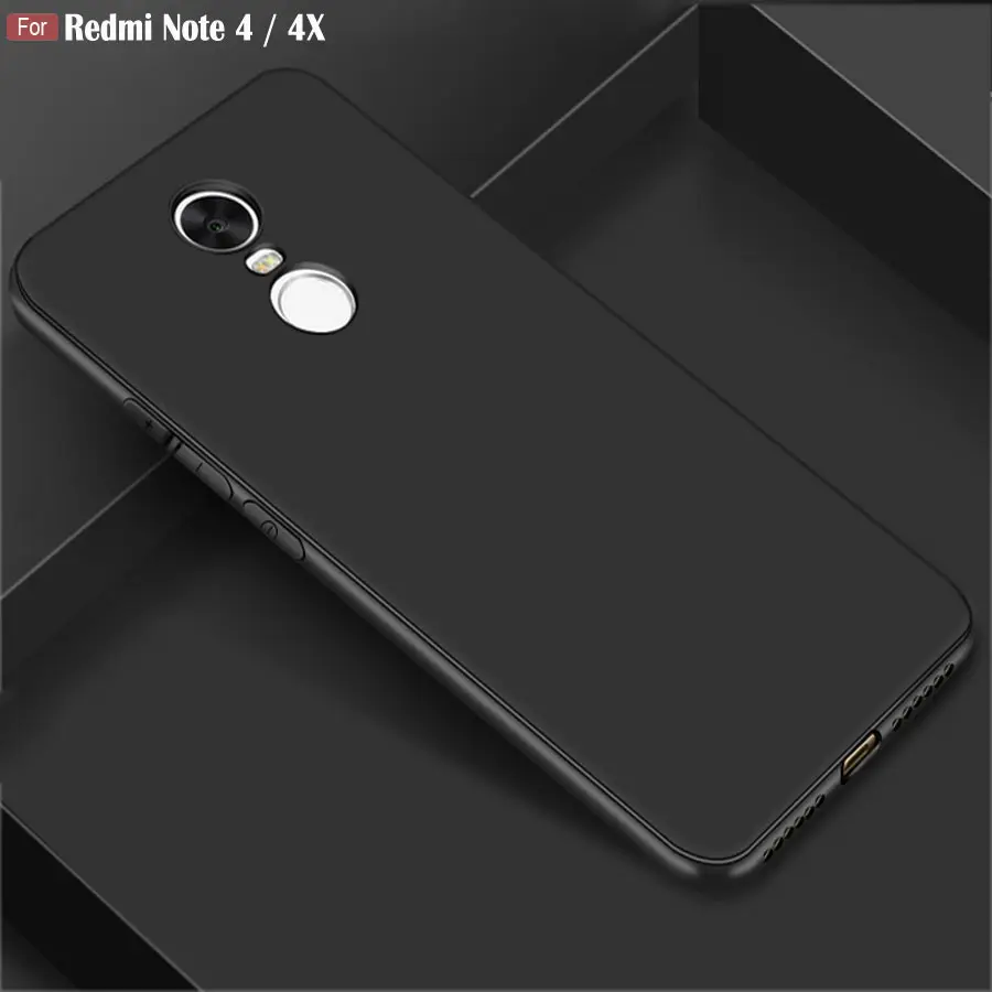 HOTSWEI Case For Xiaomi Redmi Note 4 X 4X Top quality Frosted TPU Soft Silicone Protective Cover Cases |