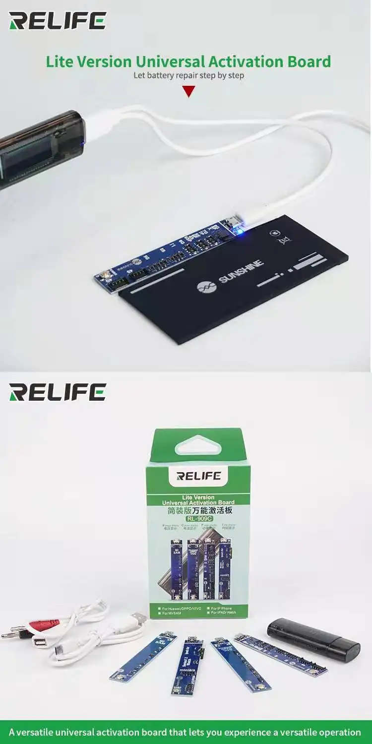 SS-909C, универсальная плата для зарядки аккумулятора для iphone, xiaomi, samsung, huawei, ipad, инструмент для ремонта телефона