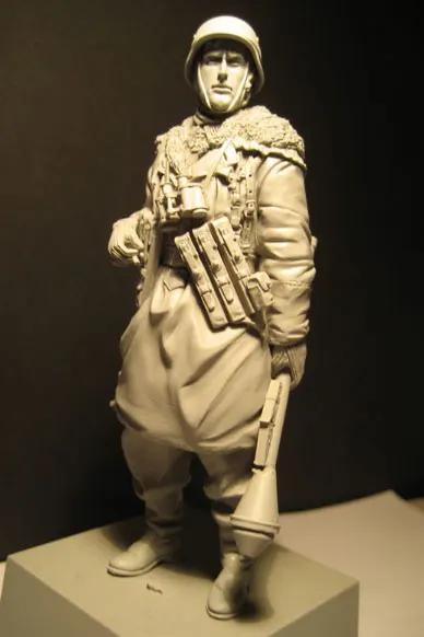 1/16 масштаб неокрашенные смолы фигурка Infantryman Коллекционная | Игрушки и хобби