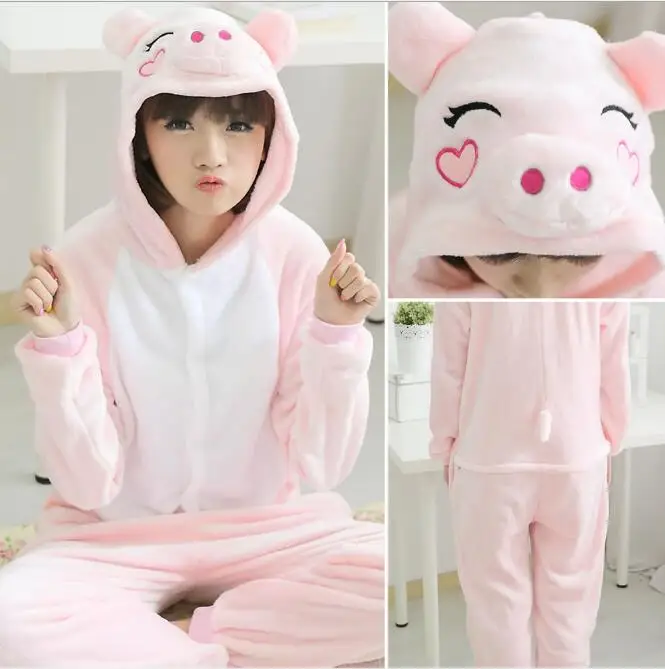 2019 зеленая лягушка пижама кигуруми зимние теплые женские пижамы Домашняя одежда