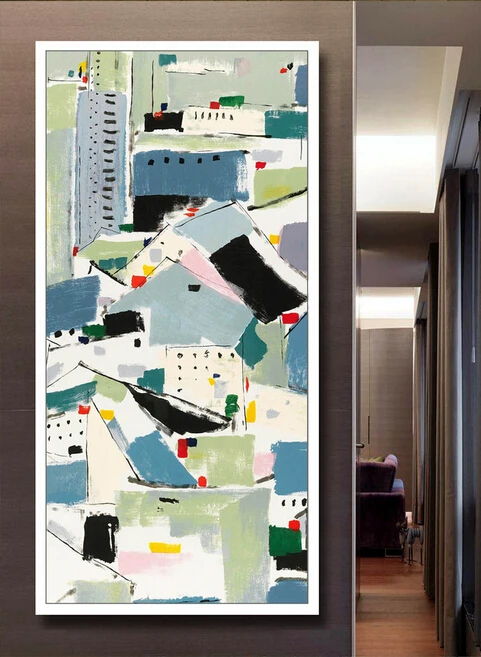 Пользовательские 3D фрески абстрактная Красивая пейзажная картина на крыльце фон