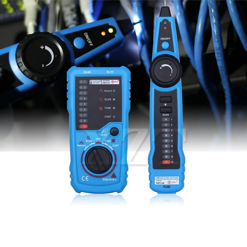 

1 шт. оригинальный тестер для телефонных проводов RJ11 RJ45 Cat5 Cat6