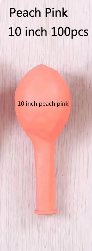 10inch peach 100pcs Новинка; Лидер продаж! 100 шт кораллово-красные воздушные шары для вечеринки на день рождения, декоративные латексные шары, праздничные шары для поделок, персиковый розовый Гелиевый шар " 10" 1" ZY196 - Цвет: 10inch peach 100pcs