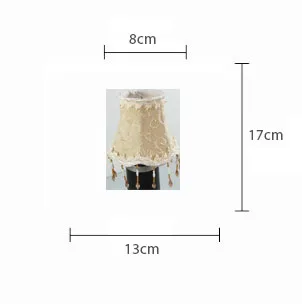 Фланелевая лампа с бусинами тканевый абажур чехол для лампы зажим|lampshade cover|cloth