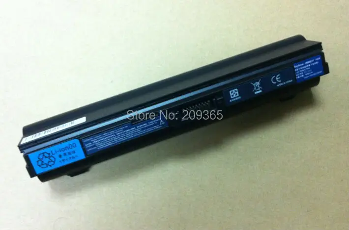 Аккумулятор для ноутбука UM09E31 UM09E32 UM09E71 UM09E36 7800 мАч Acer Aspire 1410 1810T 1810TZ черный|laptop