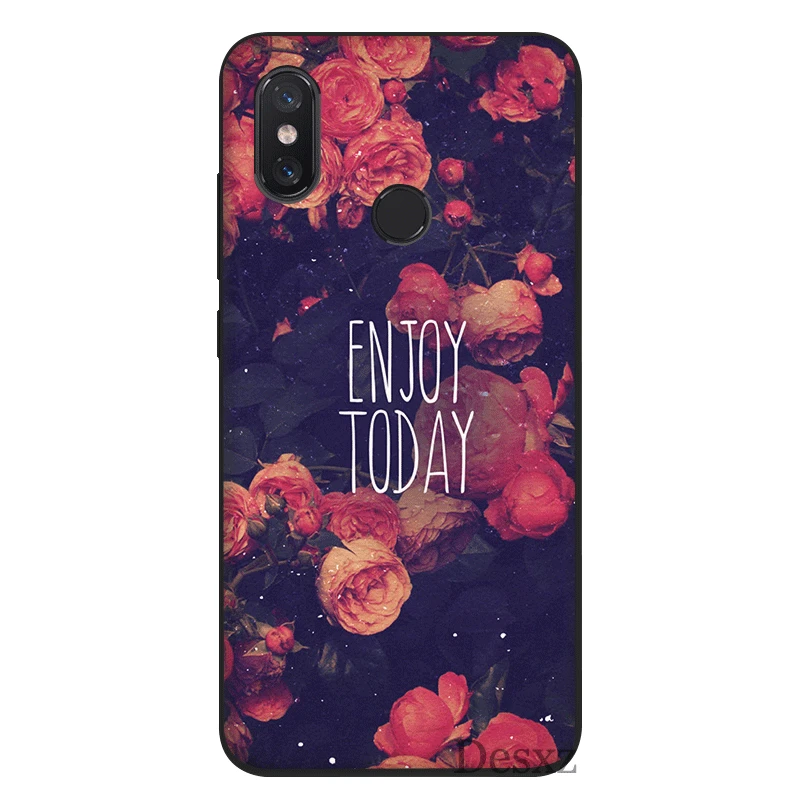 Mobile Phone Case For Xiaomi MiMAX3 6 8 9 10 SE A1 2 3 9T CC9 E Pro LiteSilicone Cover Valentine's Day Roses Flowers Bag Shell |