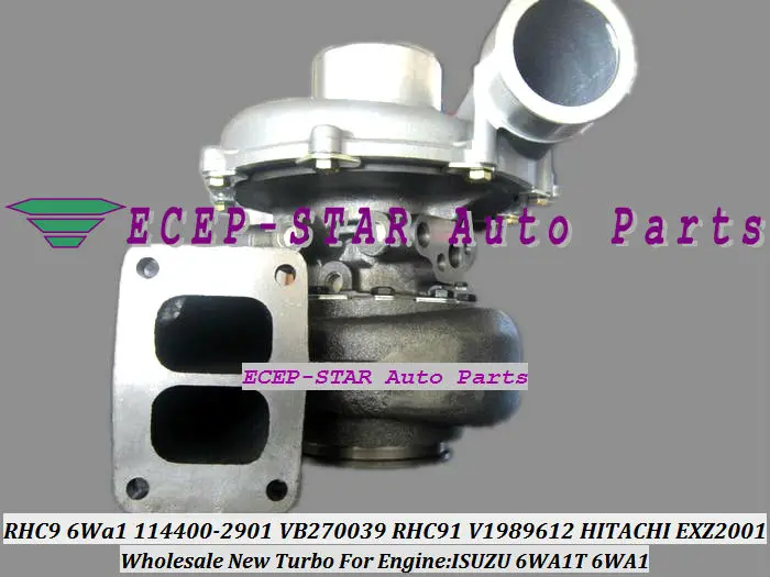 RHC91 114400-2901 114400-2902 VB270039 RHC9 V1989612 VB270074 Turbo Turbocharger For HITACHI EXZ200-1 EX200-1 6WA1T 6WA1 TCC TCN |