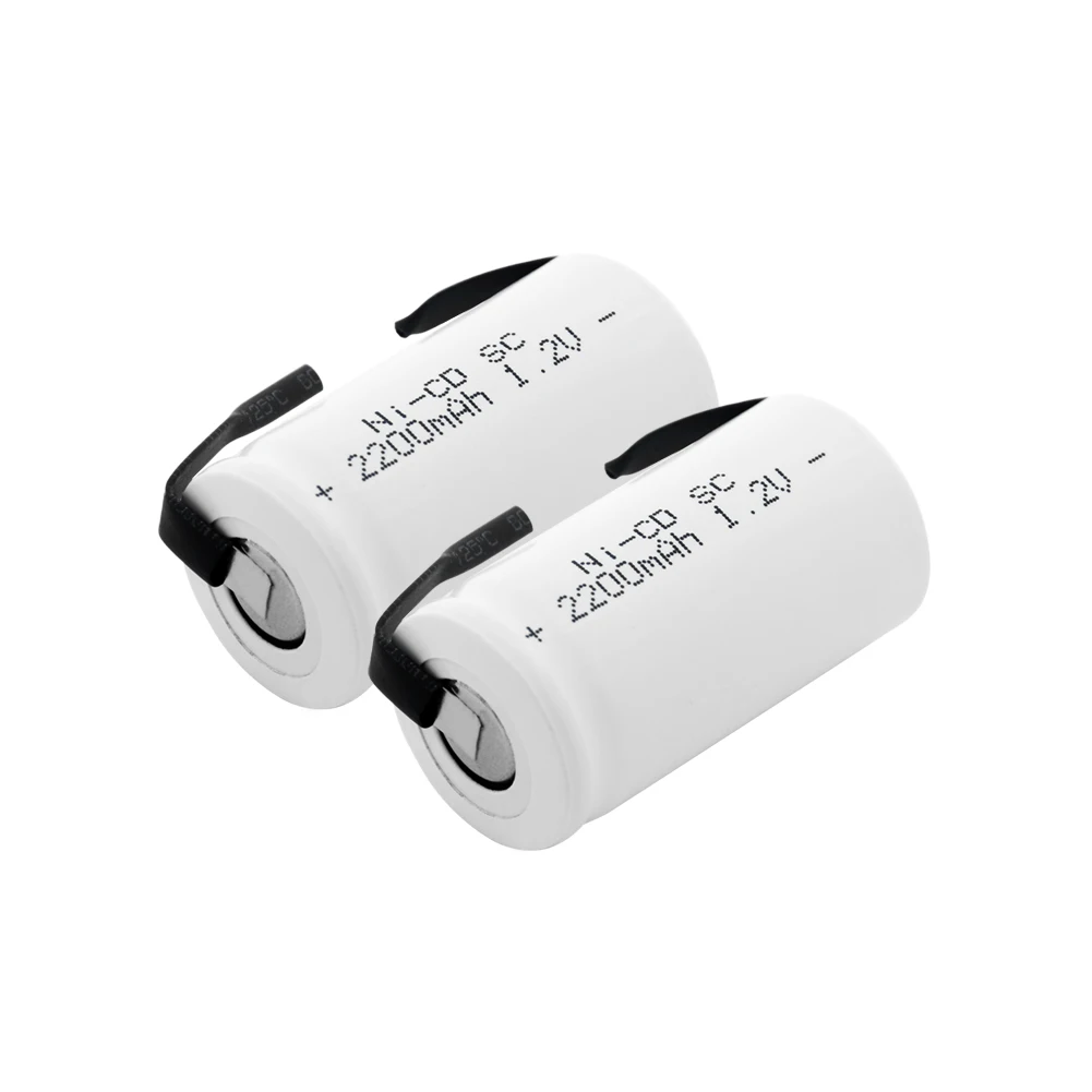 1/2/4/6/8/10 шт подводная лодка C/SC 1 2 V Ni Cd 2200 мАч Замена батареи клетки для создания